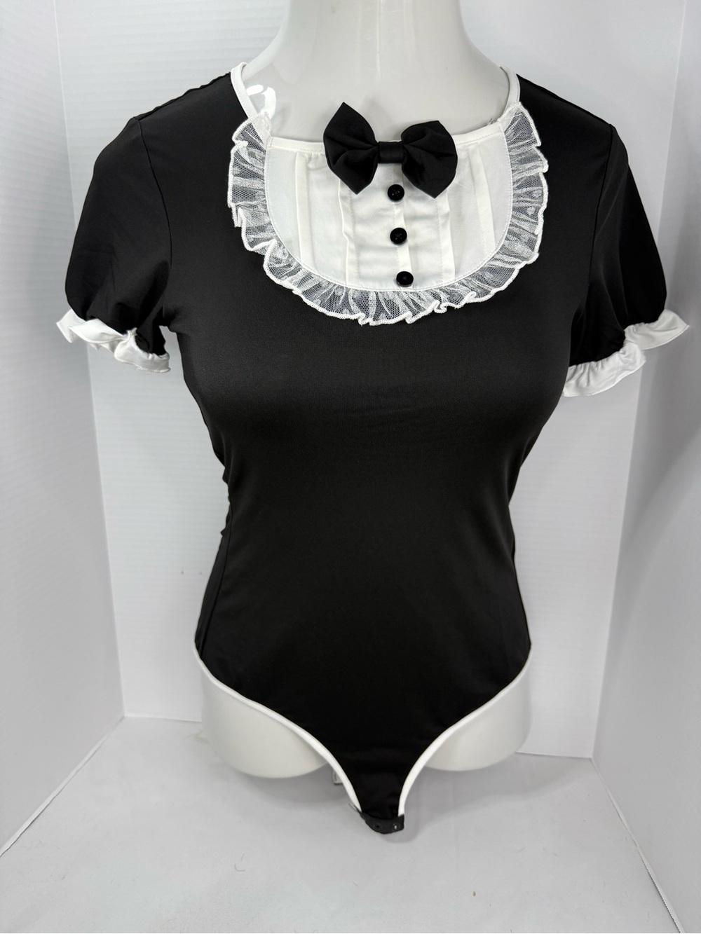 Scarlett Darkness Goth Lolita Maid Cosplay One Piece Romper S